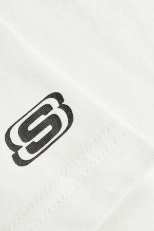 Skechers Graphic Erkek Bej T-Shirt S241056-102 - 4