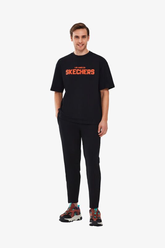 Skechers Graphic Erkek Siyah T-Shirt S241070-001 - 2