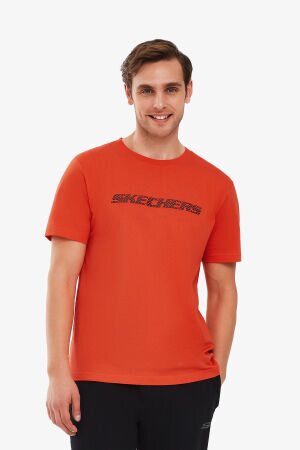 Skechers Graphic Erkek Turuncu T-Shirt S212960-700 - 1
