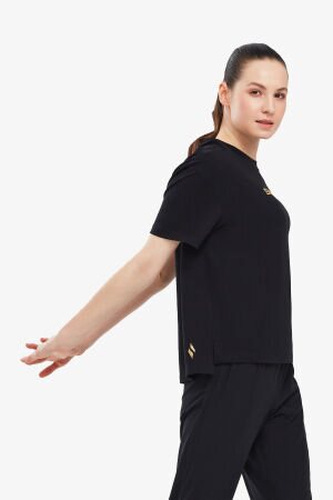 Skechers Graphic Kadın Siyah T-Shirt S241012-001 - 4
