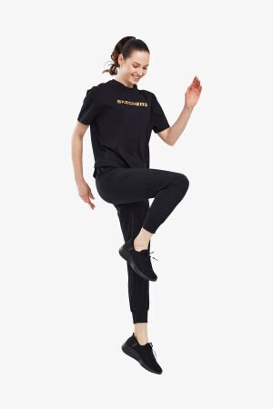 Skechers Graphic Kadın Siyah T-Shirt S241012-001 - 3