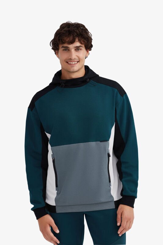 Skechers M 2XI-Lock Hoodie Sweatshirt Erkek Siyah Sweatshirt S232193-405 - 1
