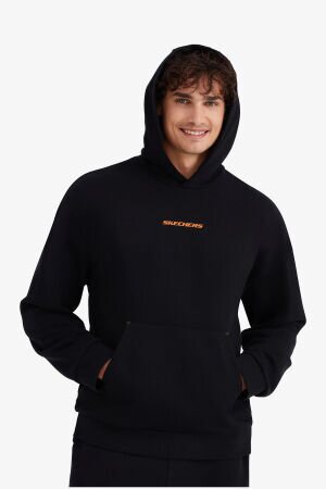 Skechers M Essential Hoodie Sweatshirt Erkek Siyah Sweatshirt S232438-001 - 4