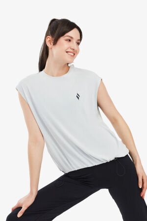 Skechers Soft Touch Kadın Gri T-Shirt S241128-035 - 2
