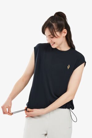 Skechers Soft Touch Kadın Siyah T-Shirt S241128-001 - 3