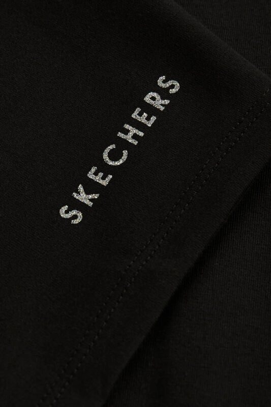 Skechers W Soft Touch Eco Crew Neck Sweatshirt Kadın Siyah Sweatshirt S232181-001 - 3