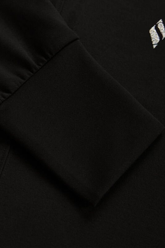 Skechers W Soft Touch Eco Crew Neck Sweatshirt Kadın Siyah Sweatshirt S232181-001 - 7