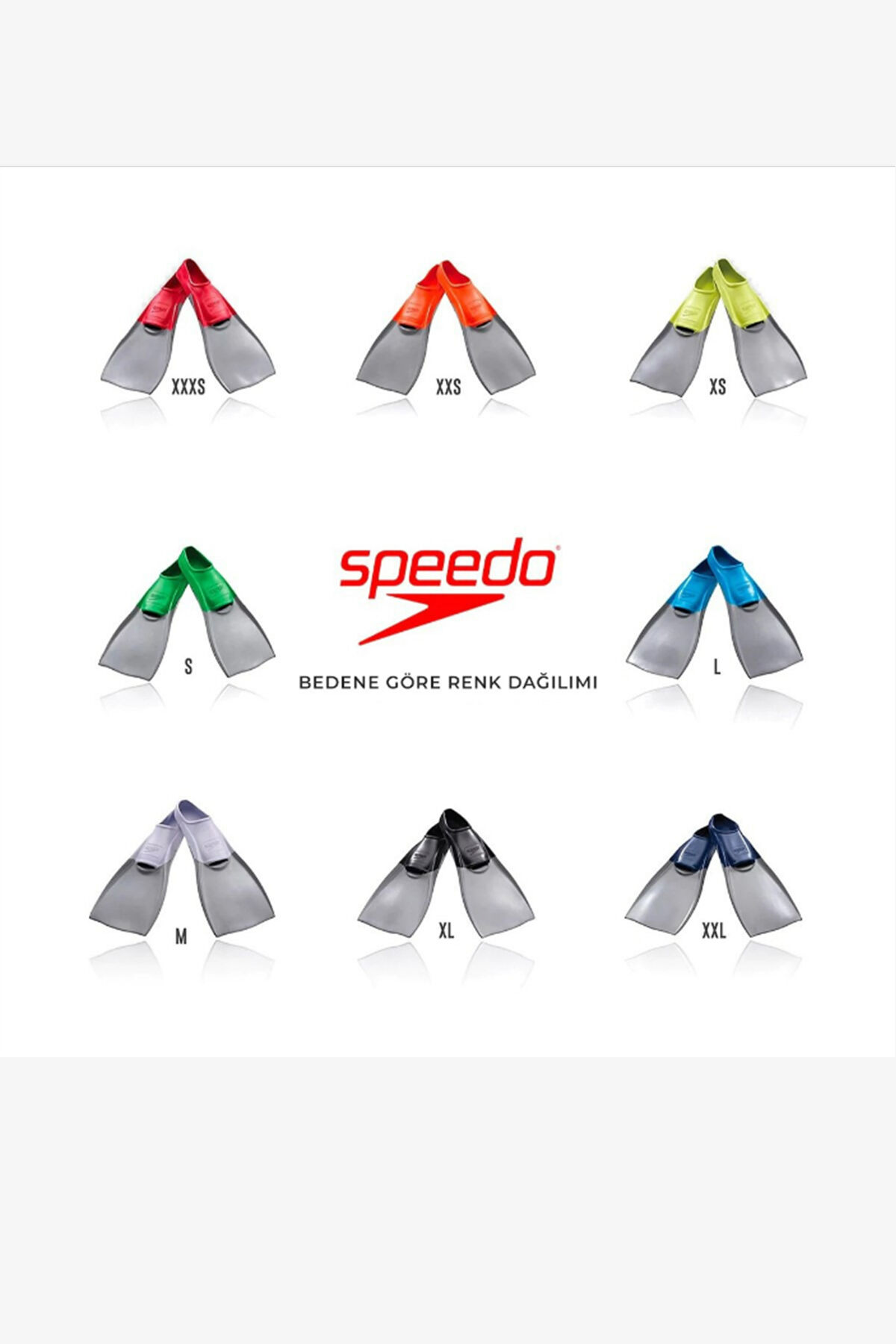 Speedo Traınıng Long Blade Unisex Palet 8-11982g776