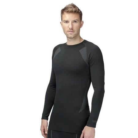 Thermoform Thermoform Erkek Termal Seamless Sweatshirt Siyah Erkek İç Giyim HZT14001 - 1