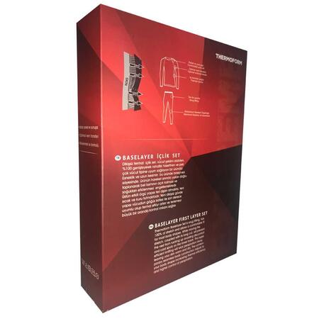 Thermoform Thermoform Extreme Man Seamless First Layer Set Siyah Erkek İç Giyim HZT14100 - 7