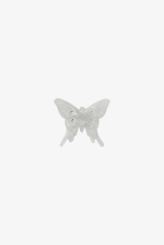 Jibbitz Thin Glitter Butterfly Unisex Terlik Süsü 10011144 - 1