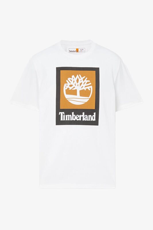 Timberland Colored Short Sleeve Erkek Beyaz T-Shirt TB0A5QS21001 - 2