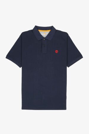 Timberland Pique Short Sleeve Erkek Lacivert T-Shirt TB0A26N44331 - 1