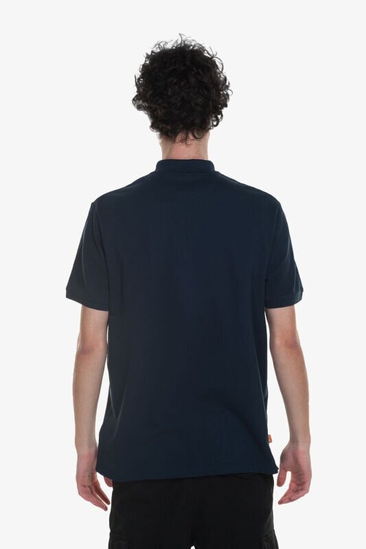 Timberland Pique Short Sleeve Erkek Lacivert T-Shirt TB0A26N44331 - 4