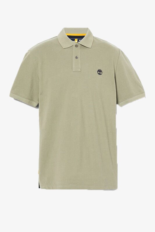 Timberland Pique Short Sleeve Erkek Yeşil T-Shirt TB0A26N45901 - 5