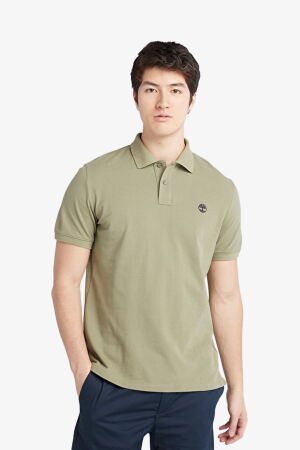Timberland Pique Short Sleeve Erkek Yeşil T-Shirt TB0A26N45901 - 2
