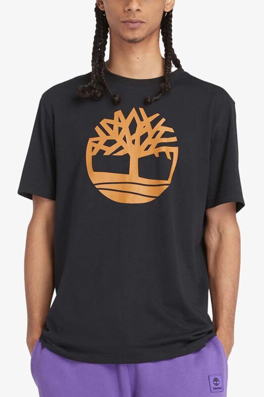 Timberland Tree Logo Short Sleeve Erkek Siyah T-Shirt TB0A2C2RP561 - 2