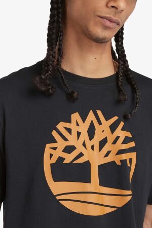 Timberland Tree Logo Short Sleeve Erkek Siyah T-Shirt TB0A2C2RP561 - 4