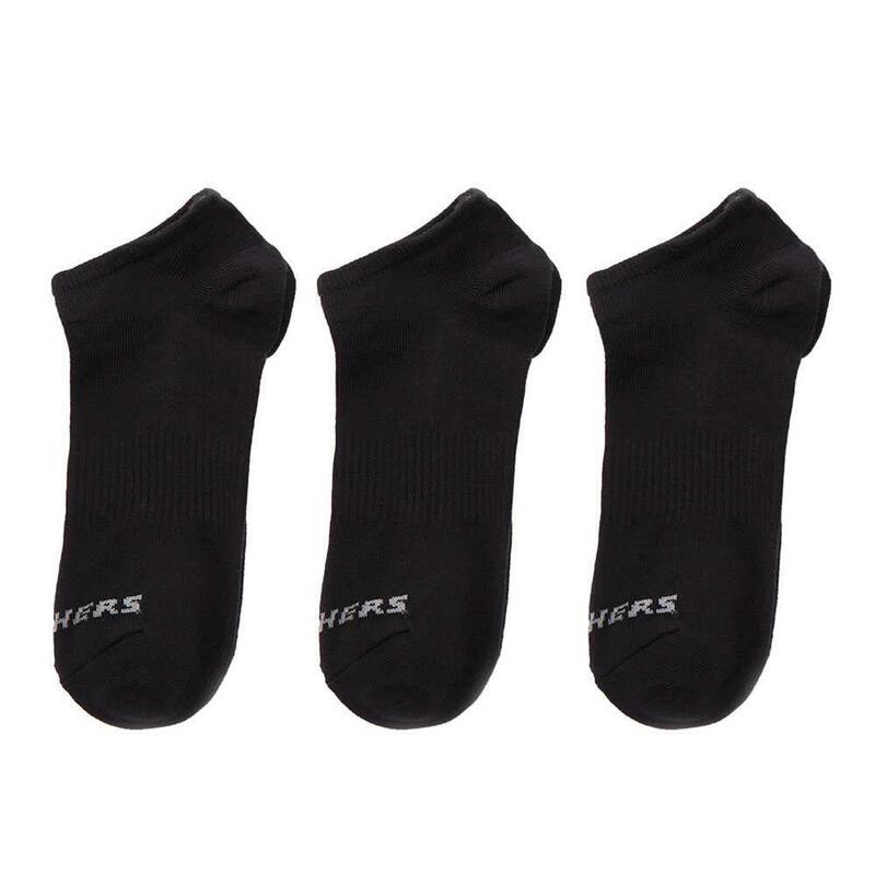 Skechers U 3 Pack No Show Socks Siyah Unisex Çorap S212300-001 - 1