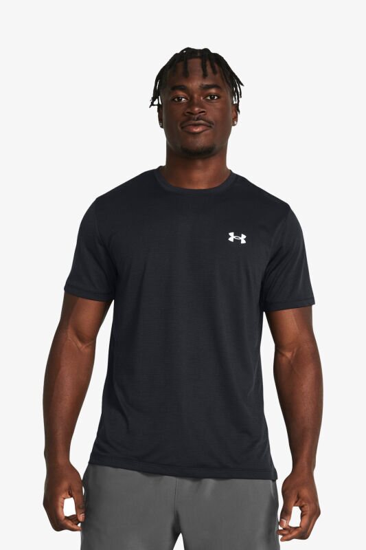 Under Armour Launch Sleeve Erkek Siyah T-shirt 1382582-001 - 1