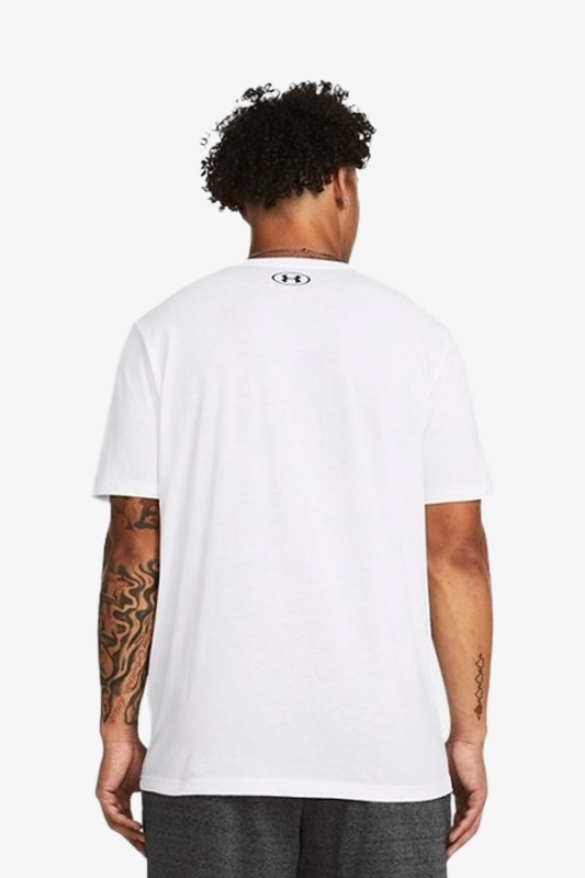 Under Armour Sportstyle Logo Update Erkek Beyaz T-shirt 1382911-100 - 3