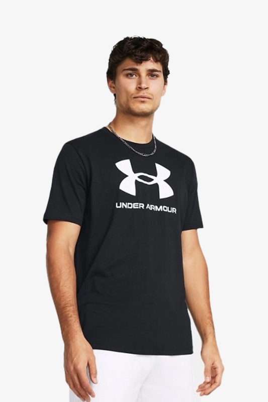 Under Armour Sportstyle Logo Update Erkek Siyah T-shirt 1382911-001 - 1