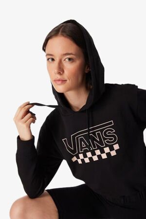 Vans Checkout Pullover Fleece-B Kadın Siyah Sweatshirt VN000FMQBLK1