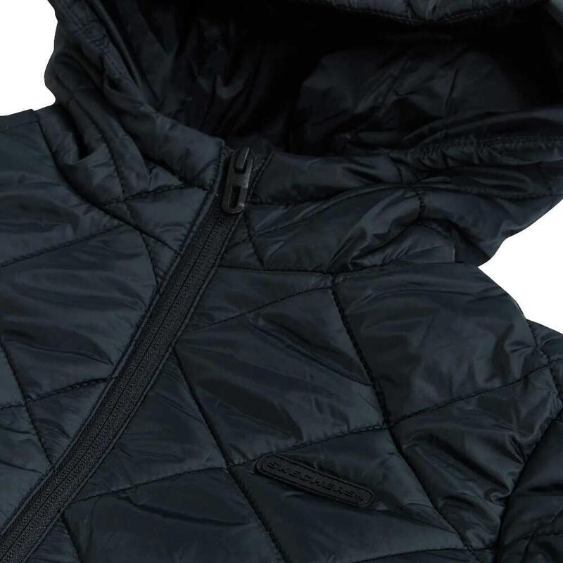 Skechers W Capitone Hooded Jacket Kadın Siyah Mont S212001-001 - 4