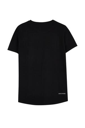 Skechers W Performance Tops Crew Neck T-Shirt Siyah Kadın T-Shirt S221482-001 - 3