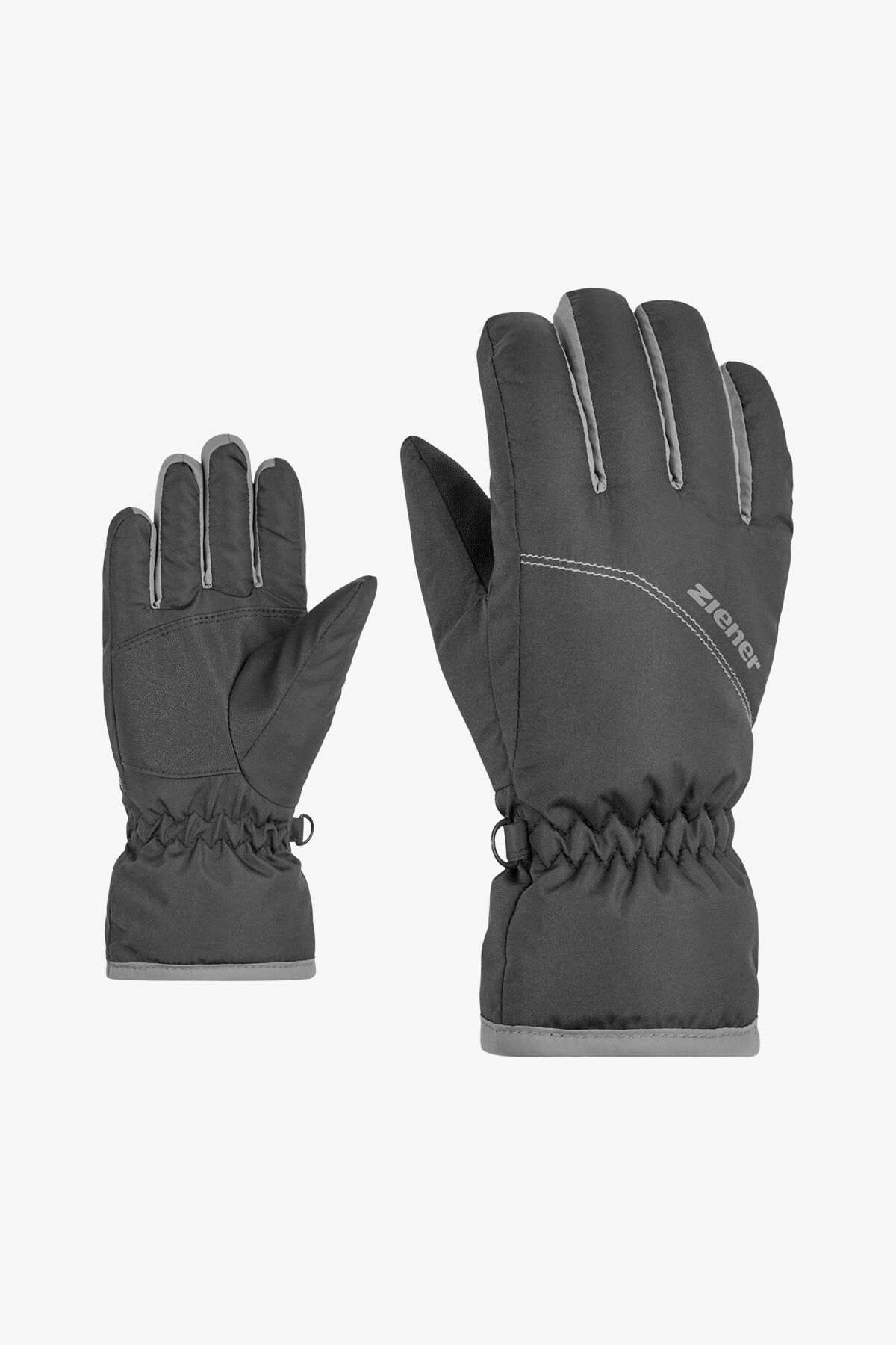 Ziener Lerin Çocuk Siyah Kayak Eldiveni Zın.801999-blk